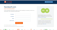 Desktop Screenshot of nordwolf.com